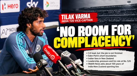 India Lead 3-0, but Tilak Varma Says the Job Is Not Finished: A Conversation Ahead of Eden Park Clash